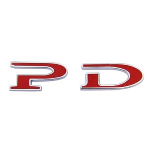 Quality Topfit Customized Metal PD Sticker Badges for Tesla Model S-Includes P and D wholesale