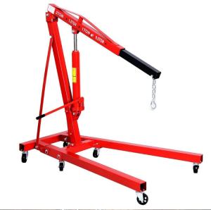 Quality 1000kg Folding Engine Crane Folding Hydraulic Crane For Manufacturing Plant wholesale