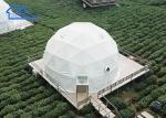 Customized Dome Glamping Tent Hotel Luxury With PVC Roof Cover Seafront Eco