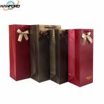 Thickened Printed Wine Bottle Paper Bags For Wedding Ultralight Leakproof