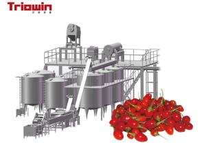 Quality Small Scale Beverage Production Equipment For Wolfberry Medlar Juice Making wholesale