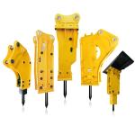 Sb81 Excavator Hydraulic Breaker , Construction 20ton Excavator Rock Breaker