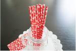 Colorful Designs Paper Straws for Party Decorate