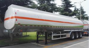 Quality Oil Tank Semi Trailer Truck 40 Cbm FUWA 13T Axle For Oil Transportation wholesale
