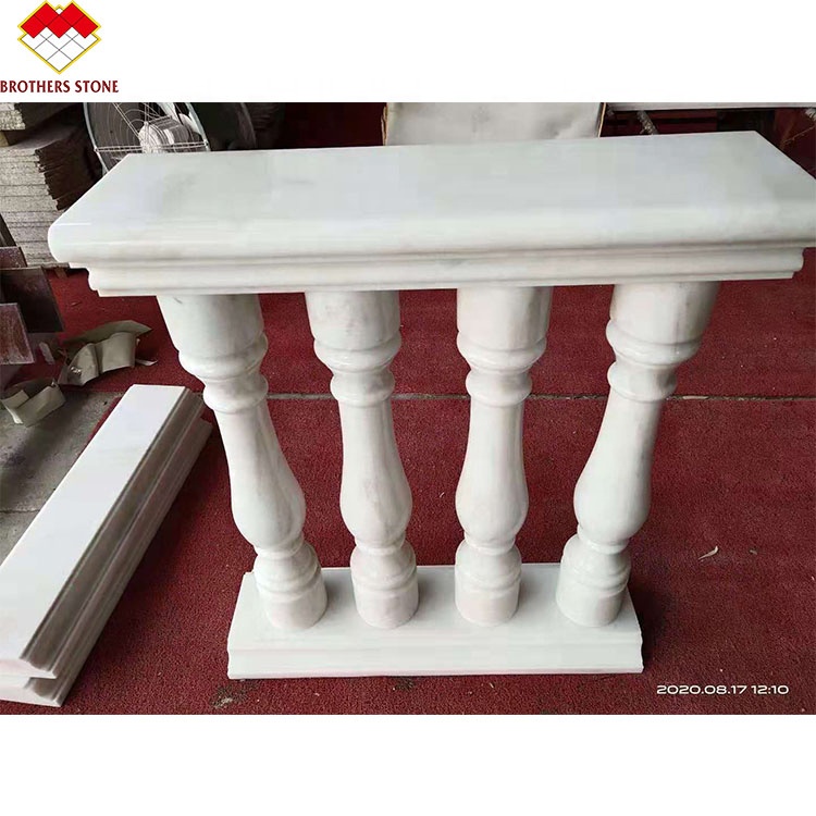 Good Marble Stone Handrail Balustrade Design for Porch and Balcony FOB/CNF Delivery Terms