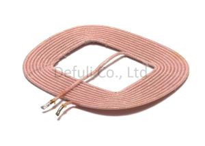 Quality 10 UH Qi Wireless Power Inductor Coil 48mΩ For Phone , 9 Turns Type wholesale