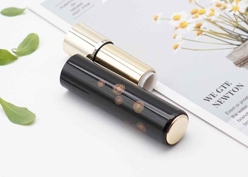 Aluminum Lipstick Tube Round 3.5g Cosmetic Cylinder Plastic