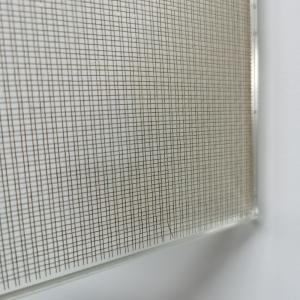 Quality Transparent Stainless Steel Wire Mesh Laminated Glass High Tensile Strength wholesale