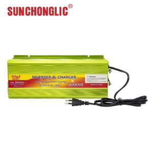 Quality 2000W Dc To Ac Power Inverter With Charger 5V 1A USB 20A Charger 12V 220V wholesale