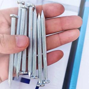 Quality ODM Zinc Plated Steel Concrete Nails With Flat Head Carbon Steel 45# 55# wholesale