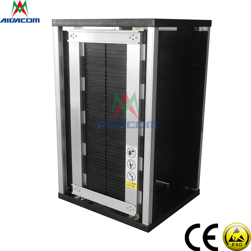 Traceless 10e6 Ohm Metal Plastic ESD Magazine Rack