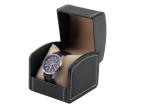 Leather Plastic Watch Box Case Red / Brown For Bracelet Bangle Jewelry Gift