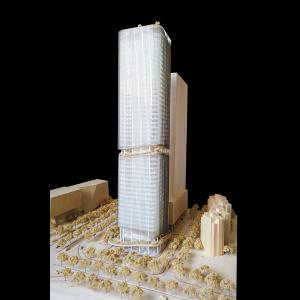Quality Miniature building models - PES 1:300 Wumart Tower wholesale