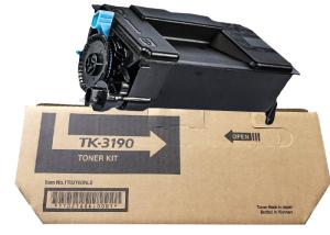 Quality High Capacity 25K Black Kyocera Toner Cartridges TK-3190 / 1T02T60NL0 wholesale
