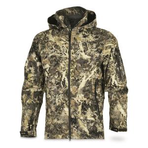 Quality Water Proof Mens Camo Hunting Jacket Breathable Polyester Mesh Lining wholesale