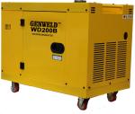 WD200B 200A Silent Diesel Welder Generator