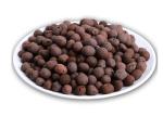 Brown Color Hydroponic Clay Pebbles Wear Resistant Strong Pollutant Carrying
