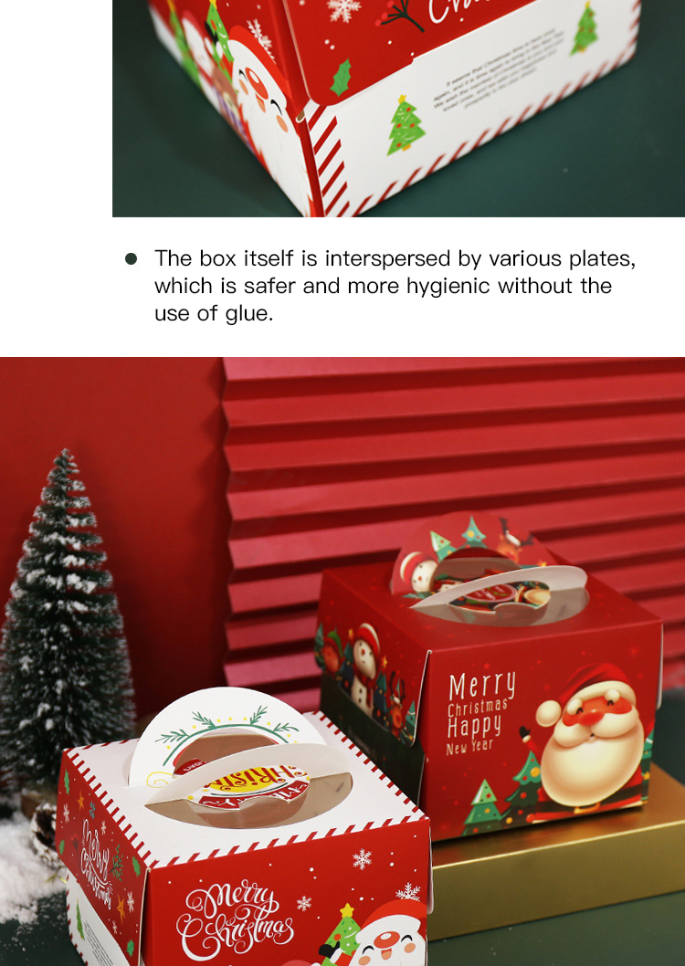 Sell 4 6 8 10 12 14 Inch Alibaba Baking Food Cookies Dessert Cake Boxes with Handle