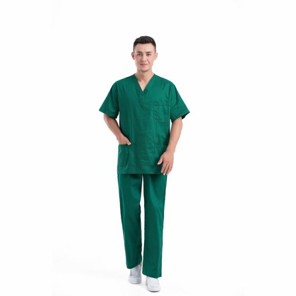 scrub suit uniform Hospital Uniforms Medical Scrubs Nurse Short Sleeve Top