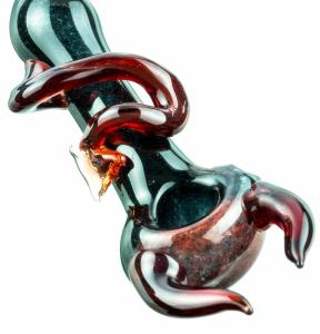 Quality 4inch Glass Hand Pipes Weeding Water Smoking Herb Dugout Tobacco Hand Spoon Pipes wholesale