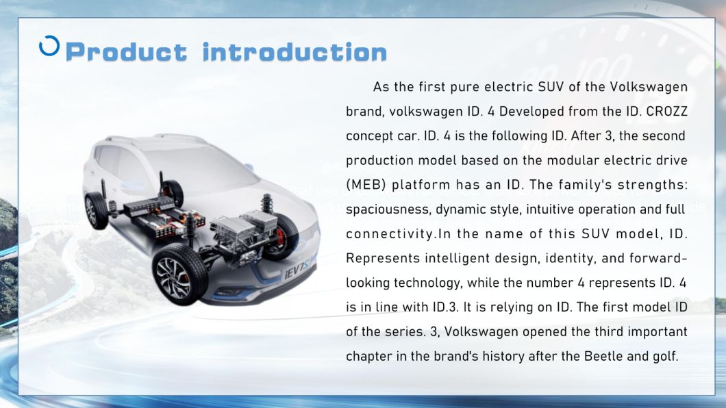 High Speed Electric Cars Electric Vehicle Car Electric Adult High Quality VW SUV ID4 Crozz
