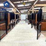Custom European Horse Stall Front Panels Weatherproof Bamboo/Pine for Farm