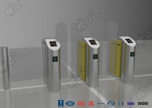Quality IC / ID Identification Sliding Barrier Turnstiles Stainless Steel DC Servo Motor wholesale