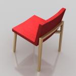 Solid Wood Sturdy Chair With Soft And Comfortable Seat Cushion Support