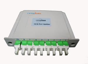 Quality 1260-1650nm FTTH Fiber Optic PLC Splitter 1x4 1x8 1x16 1x32 1x64 wholesale