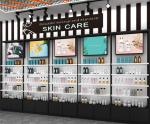 Cold Rolled Steel Cosmetic Display Cabinet / Retail Makeup Display Stand