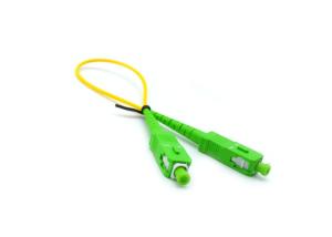 Quality Single Mode Sm 9/125 Fiber Optic Patch Cord APC / UPC Polishing Optical Fiber Jumper wholesale