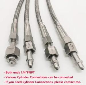 Quality Galvanizing Stainless Steel Gas Hose Customized Pressure Range / Length wholesale
