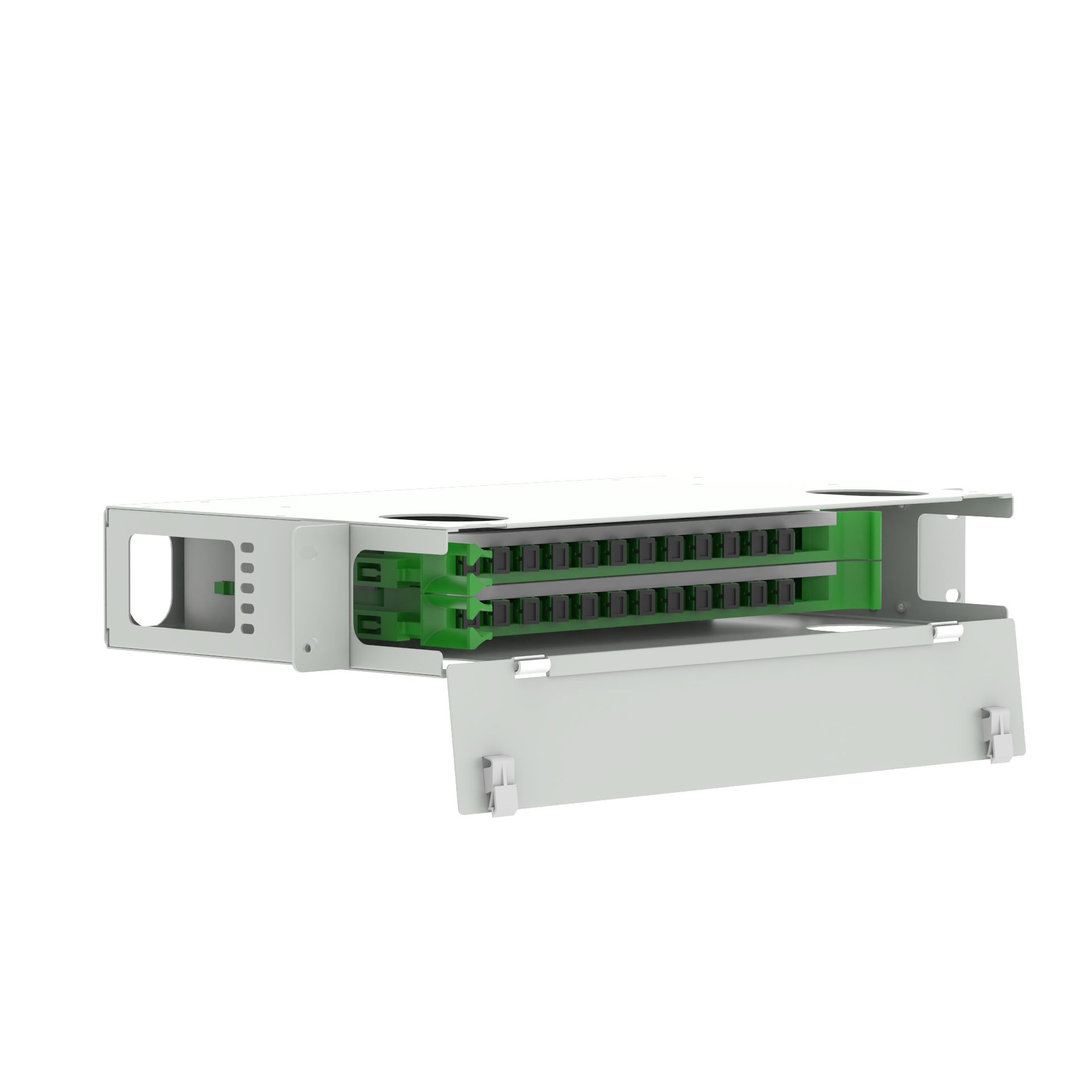 Data Center Optic Distribution Unit 24 Port SC Type Fiber Patch Panel with 5 Time