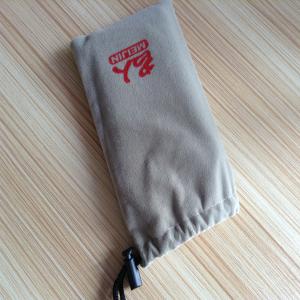 Quality Embossed Logo Jewelry Drawstring Eco Friendly Velvet Gift Pouches wholesale
