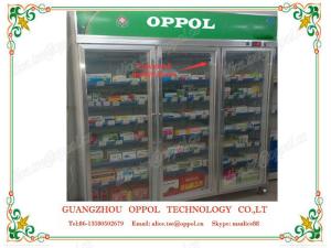 Quality OP-1008 Digital Display Temperature Humidity Record Drugstore Display Freezer wholesale