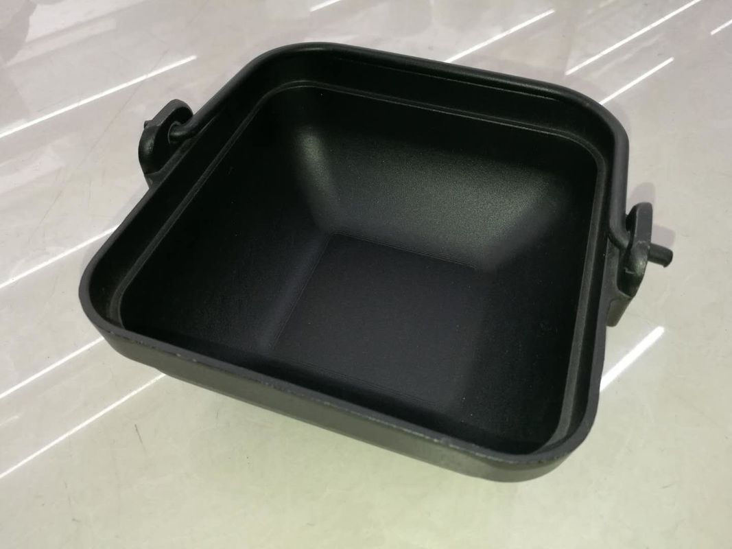 Restaurant Porcelain Dinnerware Sets / Porcelain Pots Iron Plate with Wood Stand Dia. 16CM to 28CM