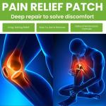 OEM Knee Joint Pain Relief Patch Natural Ingredients Wormwood Self Adhesive