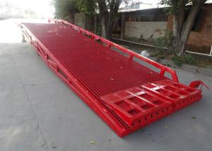 Quality Single Safety Fence design Mobile Yard Ramp For Container or Truck wholesale