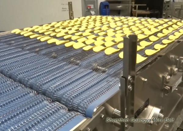 Wear Resistant Honeycomb Stainless Steel Conveyor Belt , Metal Mesh Anti