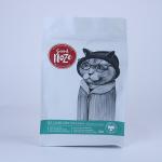 Aluminum Zipper 300g Flat Bottom Bag Packaging Cat Food Big Bags