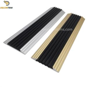 Quality Black Rubber Floor Transition Strip Non Slip 46.7mm Width SGS Certified wholesale
