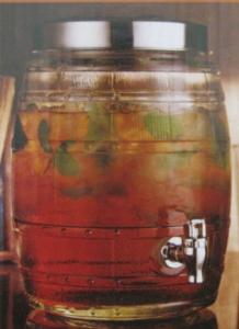 Quality Clear glass juice / beverage dispensers wholesale