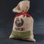 Reusable Cotton Drawstring Bags Bulk / Economical Plain Canvas Drawstring Bags