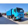 Buy cheap 10tires 336HP Secondhand Peacock Blue Sinotruck HOWO 6*4 Dump Truck Euro 3/4/5 from wholesalers