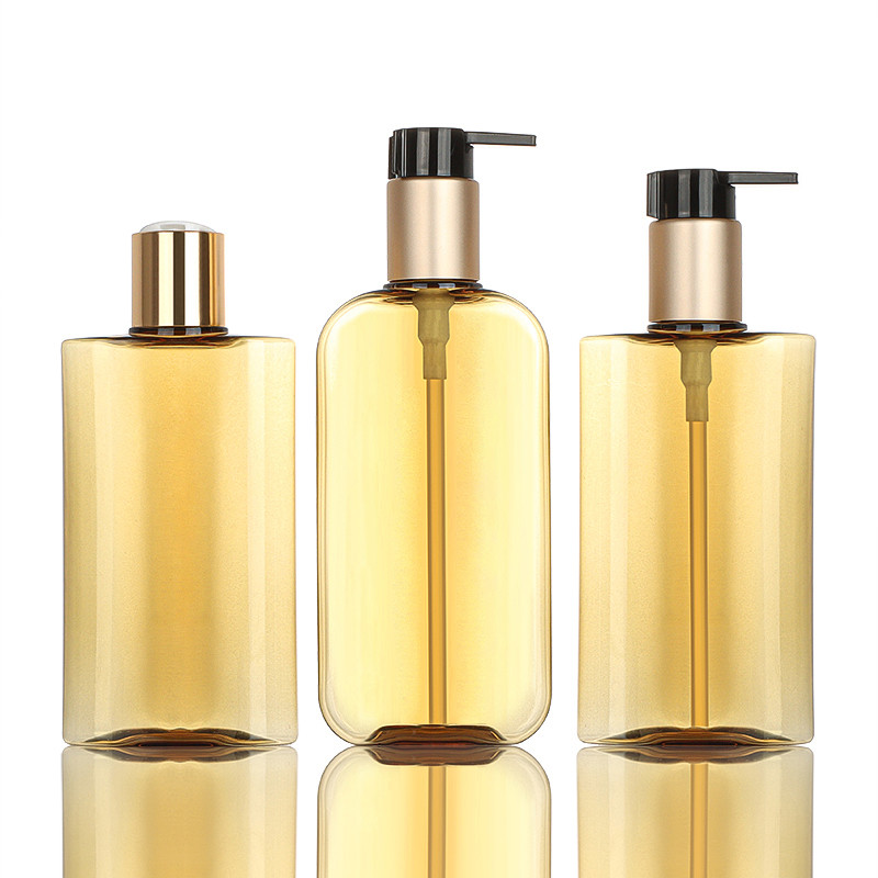 Hot Stamping Disc Cap Bottle , Square Lotion Pump Bottles 69mm Diameter