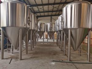 Quality 3mm Beer Fermentation Vessel Pressure Tank With Cooling Jacket wholesale