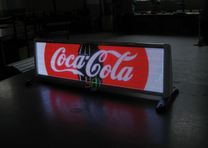 P 5mm Full Color Taxi LED Display Wireless 3G System 960mm x 320mm