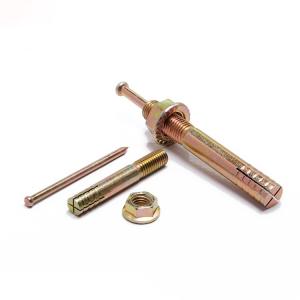 China Zinc Plated Pin Type Anchor Bolts M6-M24 Hammer Drive Anchor on sale