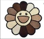 Household Sun Flower Imitation Cashmere Chair Floor Mat 200*300cm