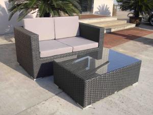 Quality 1pc cane double sofa wholesale